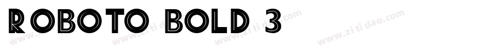 Roboto-Bold-3字体转换
