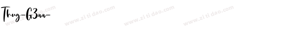 Thug-G3aa字体转换