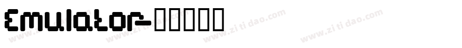 Emulator字体转换