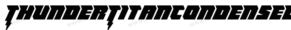 ThunderTitanCondensed-nzJM字体转换