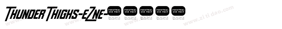 ThunderThighs-eZne字体转换