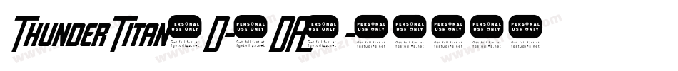 ThunderTitan3D-9DA5字体转换