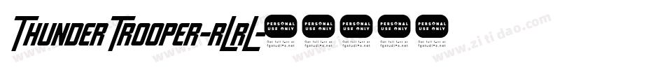 ThunderTrooper-rLrL字体转换