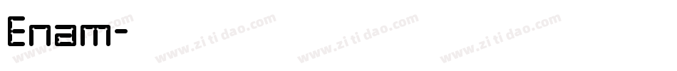 Enam字体转换