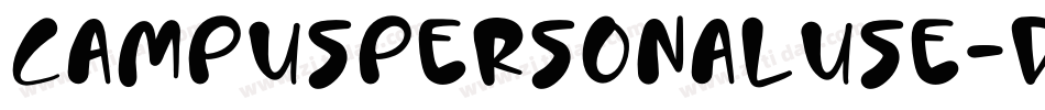 CampusPersonalUse-dE27字体转换