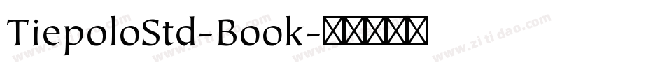 TiepoloStd-Book字体转换