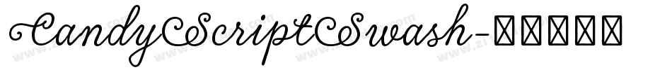 CandyScriptSwash字体转换