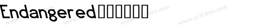 Endangered字体转换