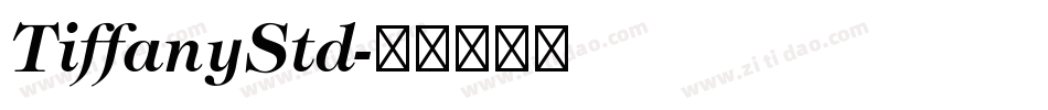 TiffanyStd字体转换