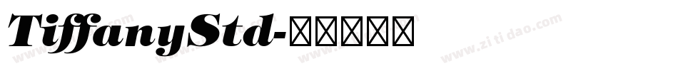 TiffanyStd字体转换