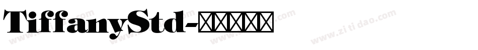 TiffanyStd字体转换