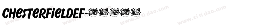ChesterfieldEF字体转换