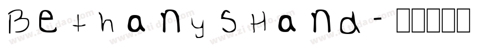 BethanysHand字体转换
