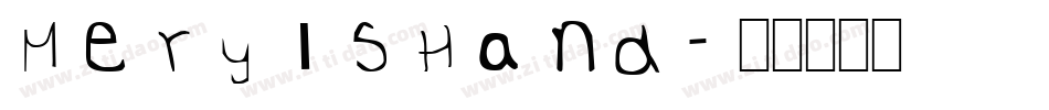 MerylsHand字体转换