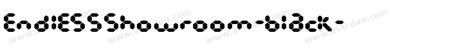 EndlessShowroom-Black字体转换
