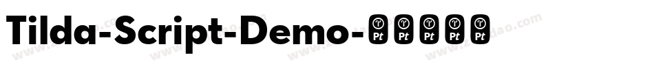 Tilda-Script-Demo字体转换