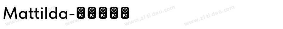 Mattilda字体转换