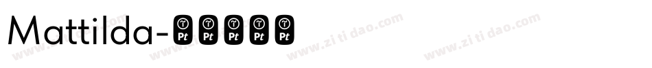 Mattilda字体转换