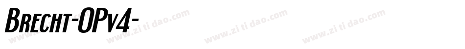 Brecht-0Pv4字体转换