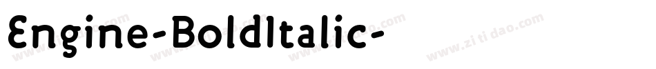 Engine-BoldItalic字体转换