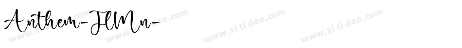 Anthem-JlMn字体转换