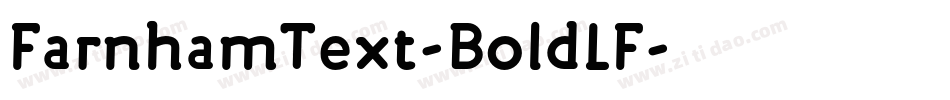 FarnhamText-BoldLF字体转换