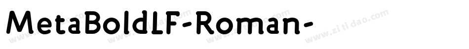 MetaBoldLF-Roman字体转换