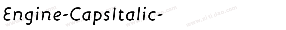 Engine-CapsItalic字体转换