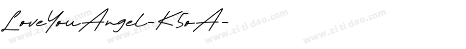 LoveYouAngel-K5oA字体转换
