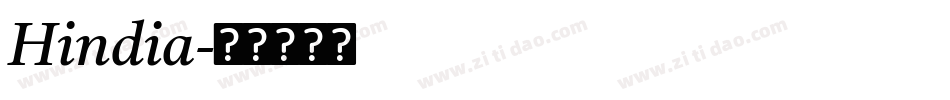 Hindia字体转换
