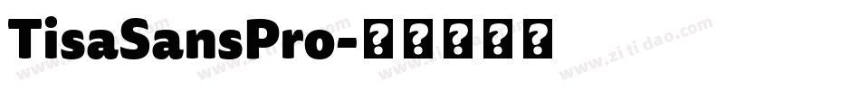TisaSansPro字体转换