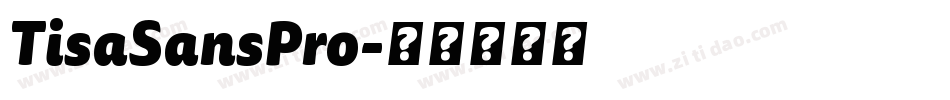 TisaSansPro字体转换