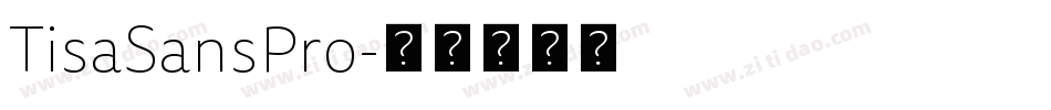 TisaSansPro字体转换