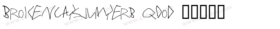 Brokencapsjumperb-q0od字体转换