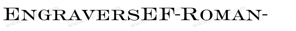 EngraversEF-Roman字体转换