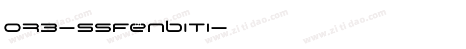 073-SSFenBiTi字体转换