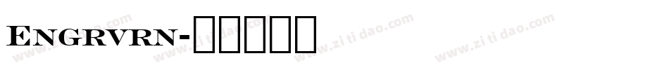 Engrvrn字体转换