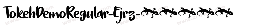 TokehDemoRegular-Ejrz字体转换