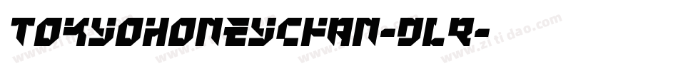 TokyoHoneyChan-dLR字体转换