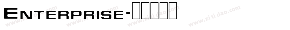 Enterprise字体转换