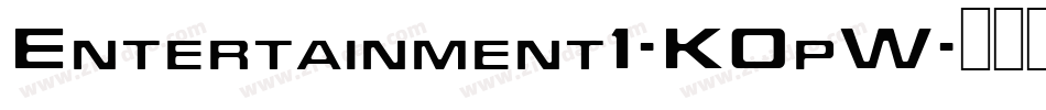 Entertainment1-K0pW字体转换