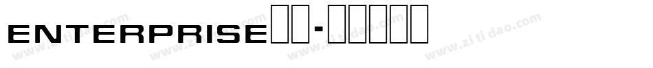 enterprise字体字体转换