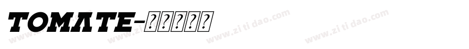 Tomate字体转换