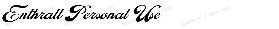 Enthrall-Personal-Use字体转换
