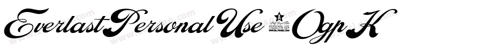 EverlastPersonalUse-2OgpK字体转换