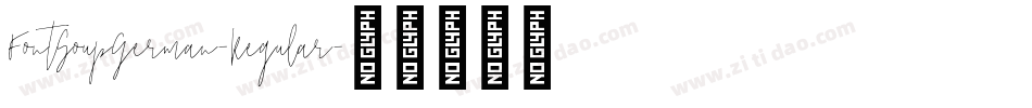 FontSoupGerman-Regular字体转换