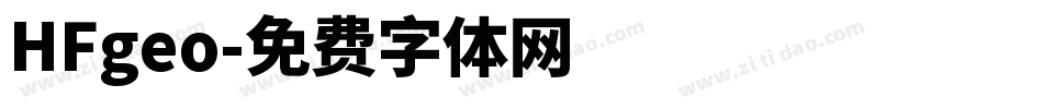 HFgeo字体转换