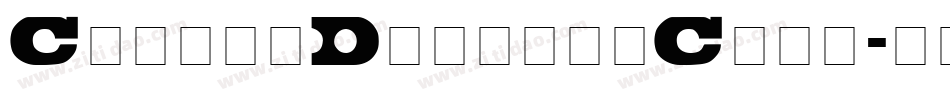 CroateDisplayCaps字体转换