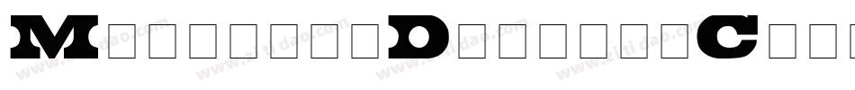 MackinawDisplayCaps字体转换