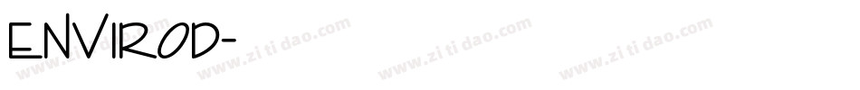 EnviroD字体转换